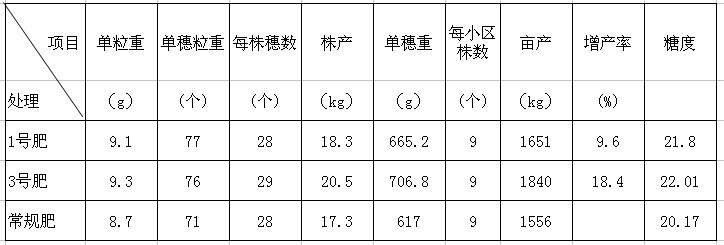 盐碱地种植葡萄施用禾康试验结果（新疆阿图什，葡萄）(图1)